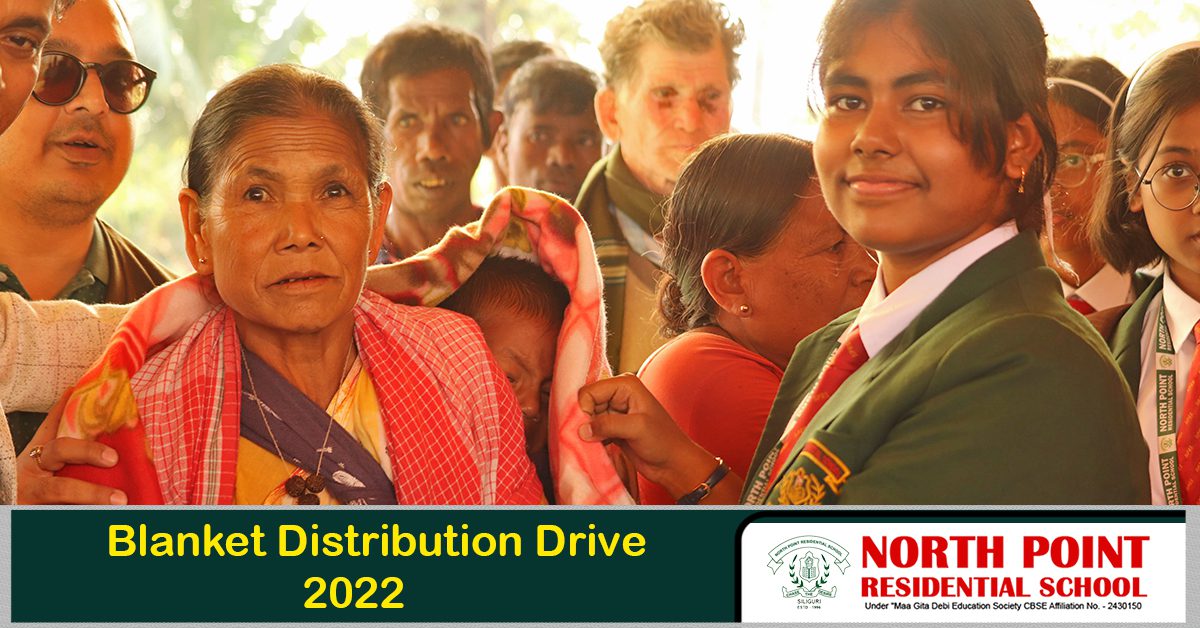 Blanket Distribution Drive 2022 By North Point Residential School Siliguri